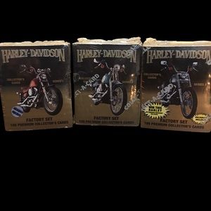 X - Original factory sealed Harley Davidson Collector Cards - Complete